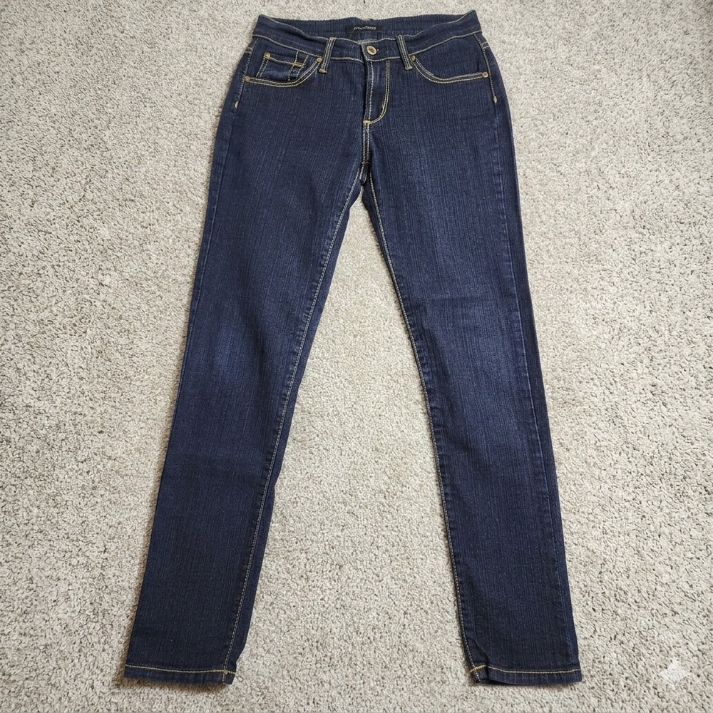 James Jeans Twiggy Women's Dark Wash ‎ Dry Aged Skinny Denim Size 27 Classic